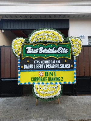 Papan Bunga Duka di Plaju Ulu