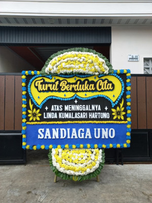 Papan Bunga Duka di Plaju Ulu