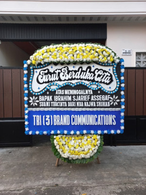 Papan Bunga Duka di Plaju Ulu